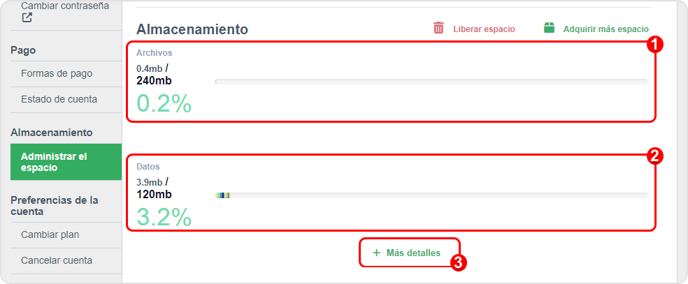 Almacenamiento