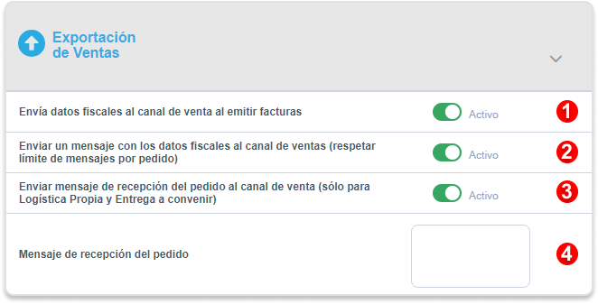 Exportación