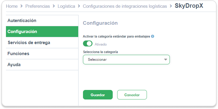 Configuración
