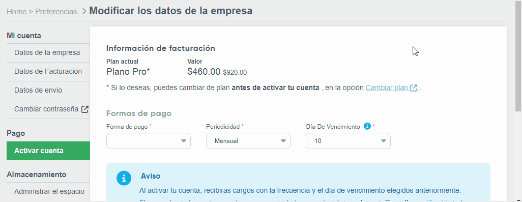 activar