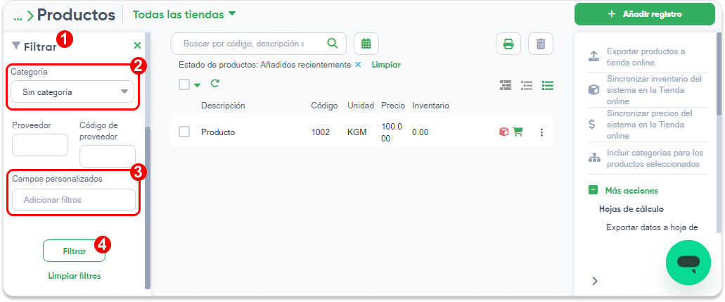 Filtrar - productos - campos personalizados.png