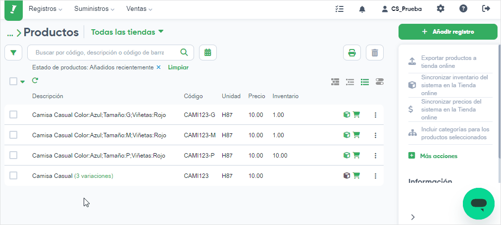 Importación de producto - Shopify.gif