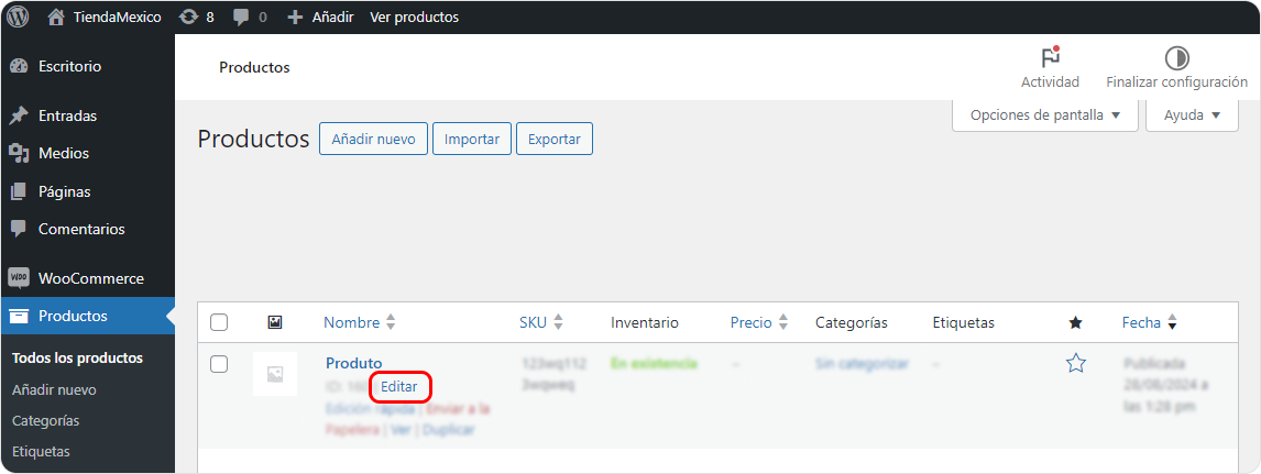 Productos - woocommerce - vinculo - id - editar.png