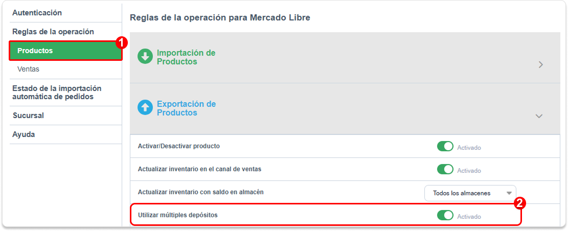 producto - mercado libre - utilizar multiples almacenes.png