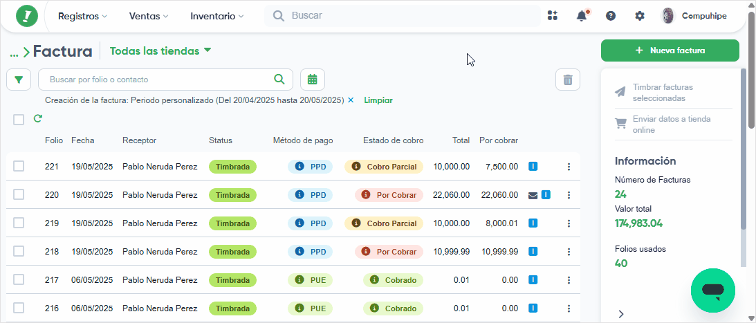 filtrar ppd - estatus - facturas.gif