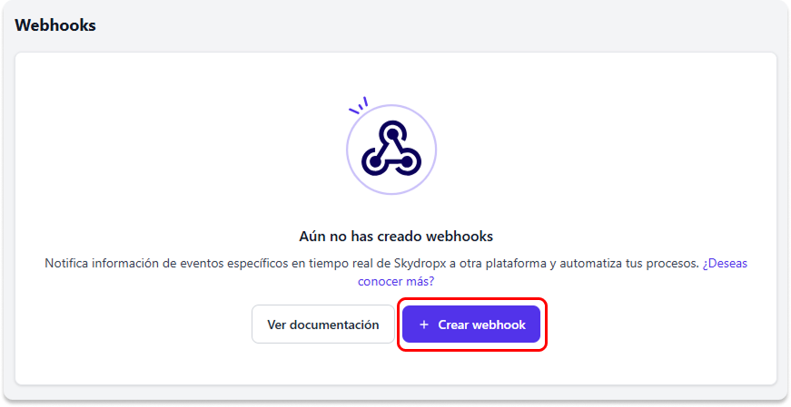 Webhook - Crear webhook - skydropx.png
